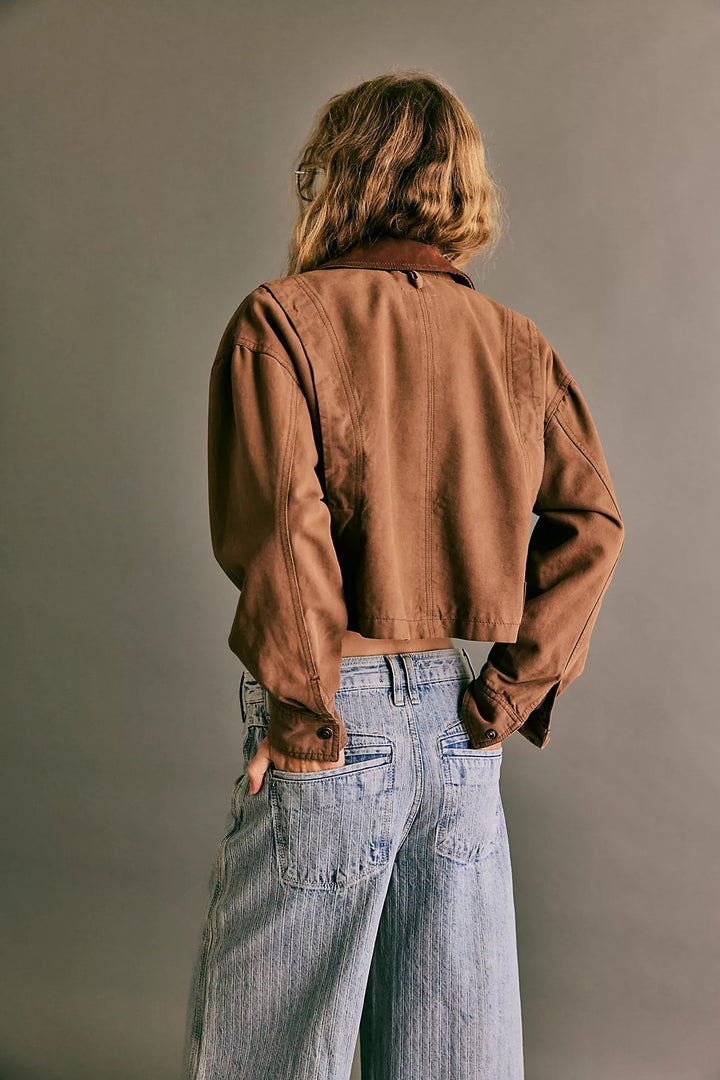 Free People We The Free Martha Workwear Jacket Top