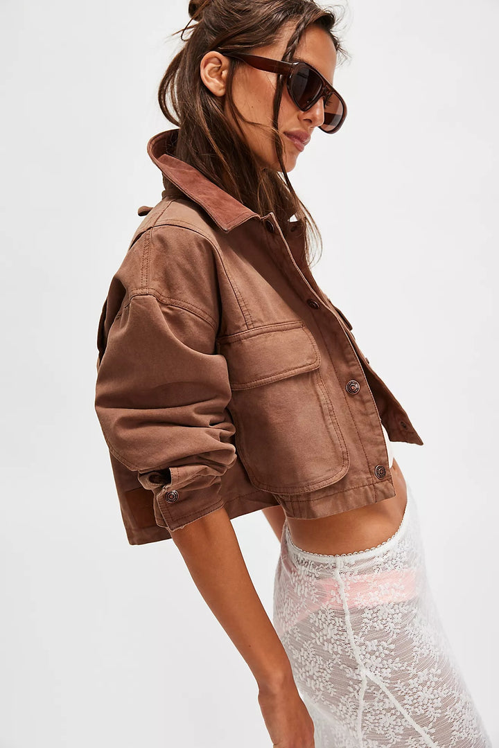 Free People We The Free Martha Workwear Jacket Top
