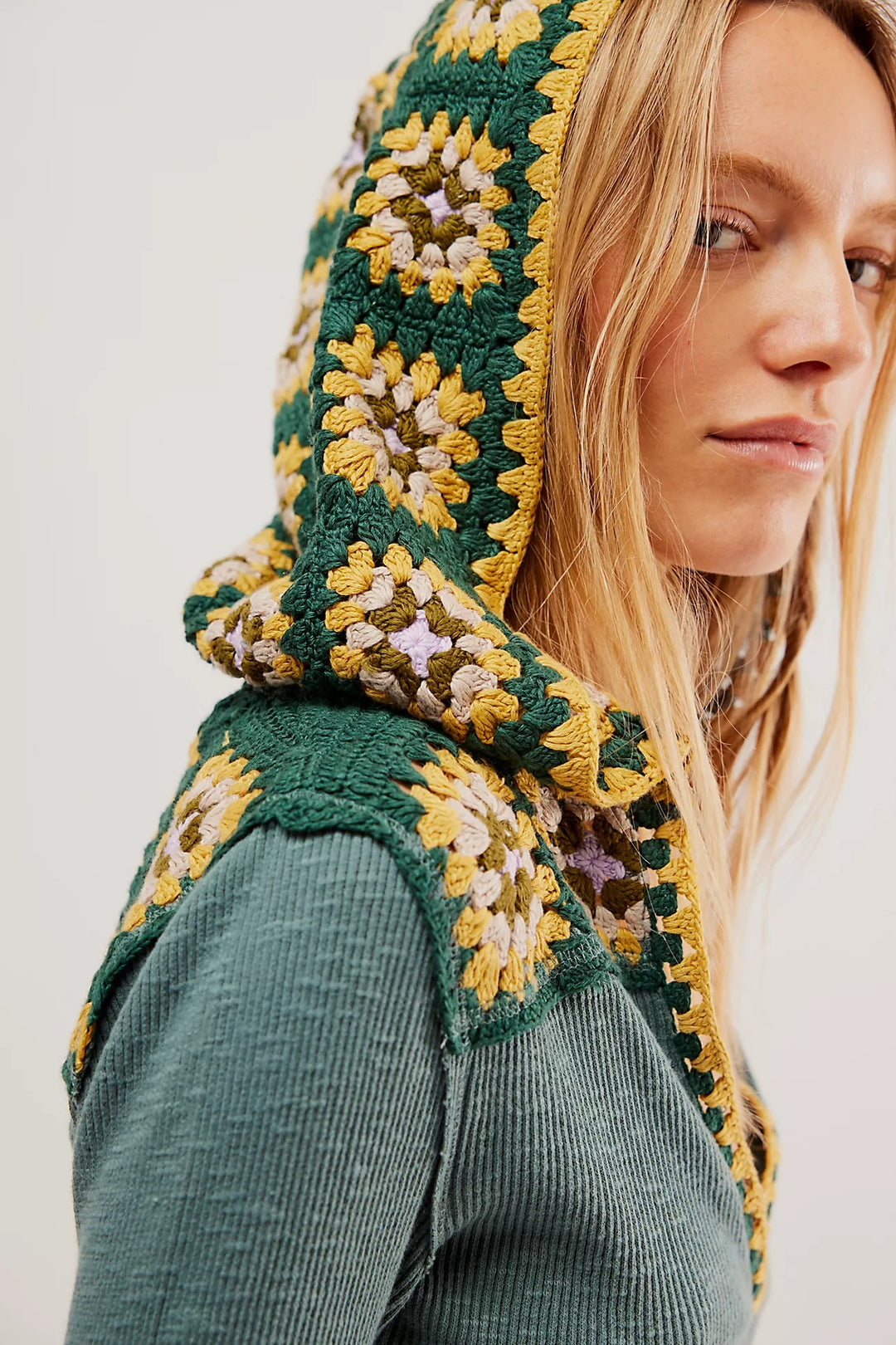 Free People Roswell Cuff Blouse Top