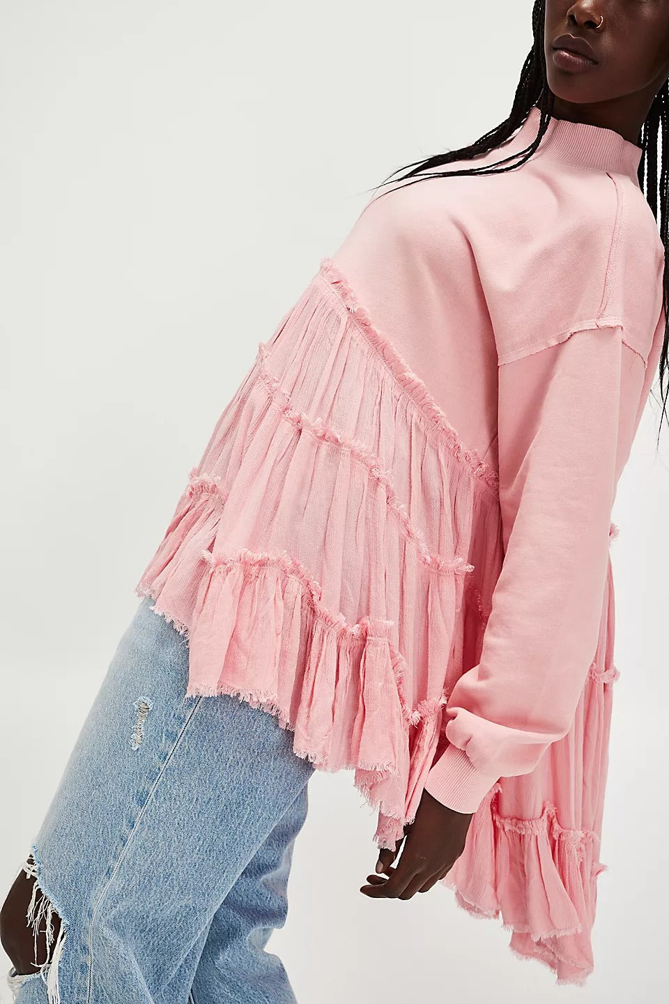 Free People We The Free Pixie Sweatshirt Mini Dress