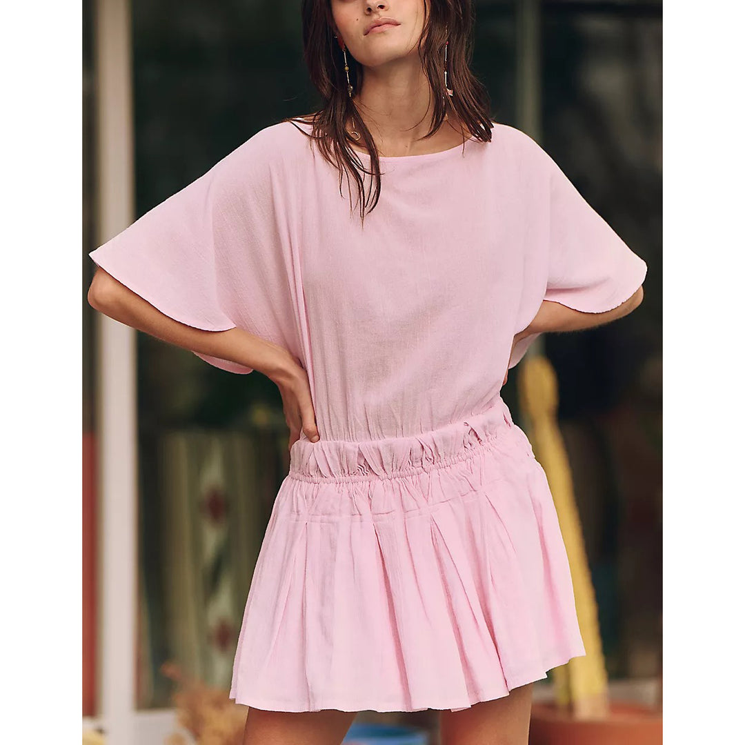 pink mini dress free people Free People Paloma Mini Pink Speak LG (Women's 12-14) at Amazon Women's Clothing store