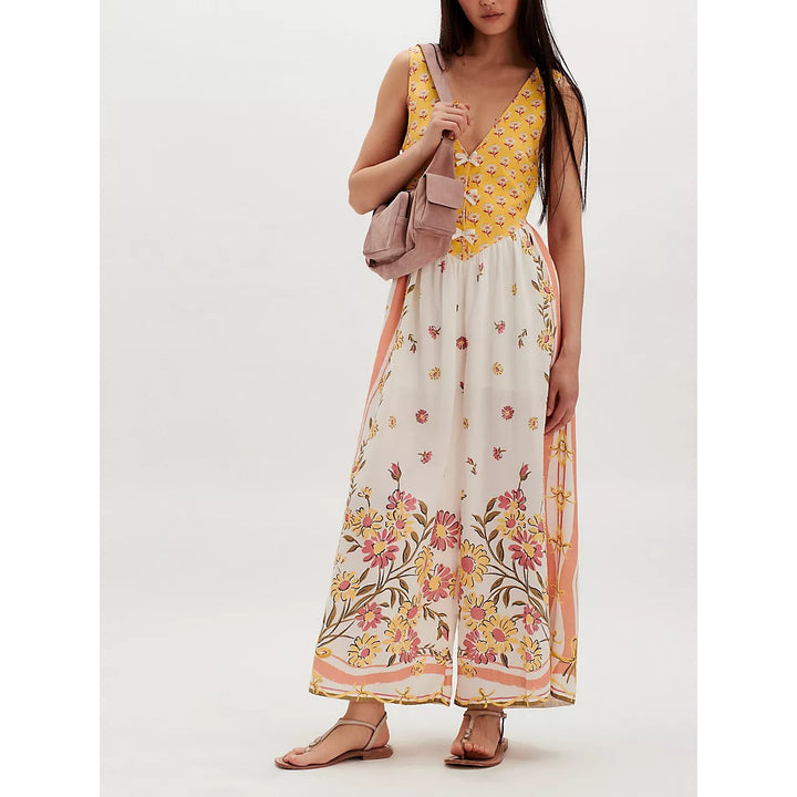 Free People Bali Honeydew Jumpsuit