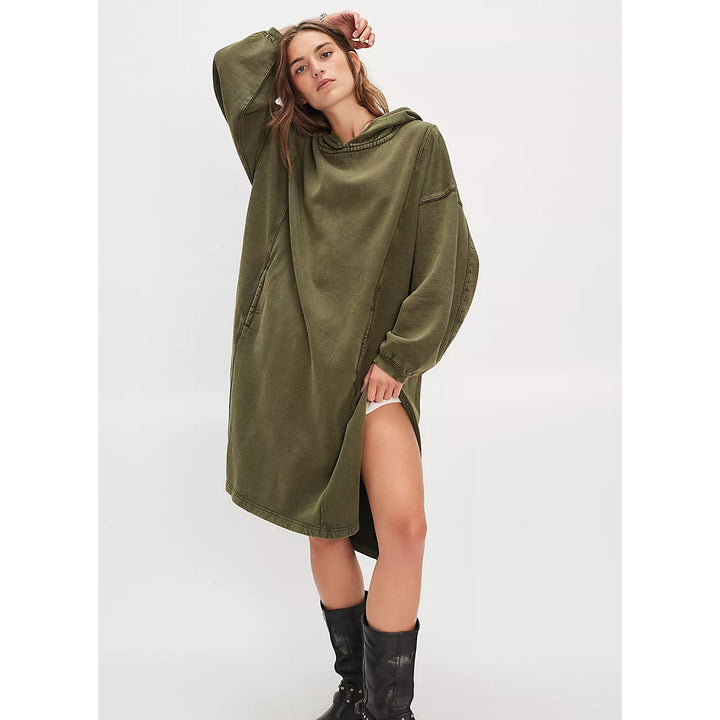 Free People We The Free Maxi Hoodie Sweatshirt Dress