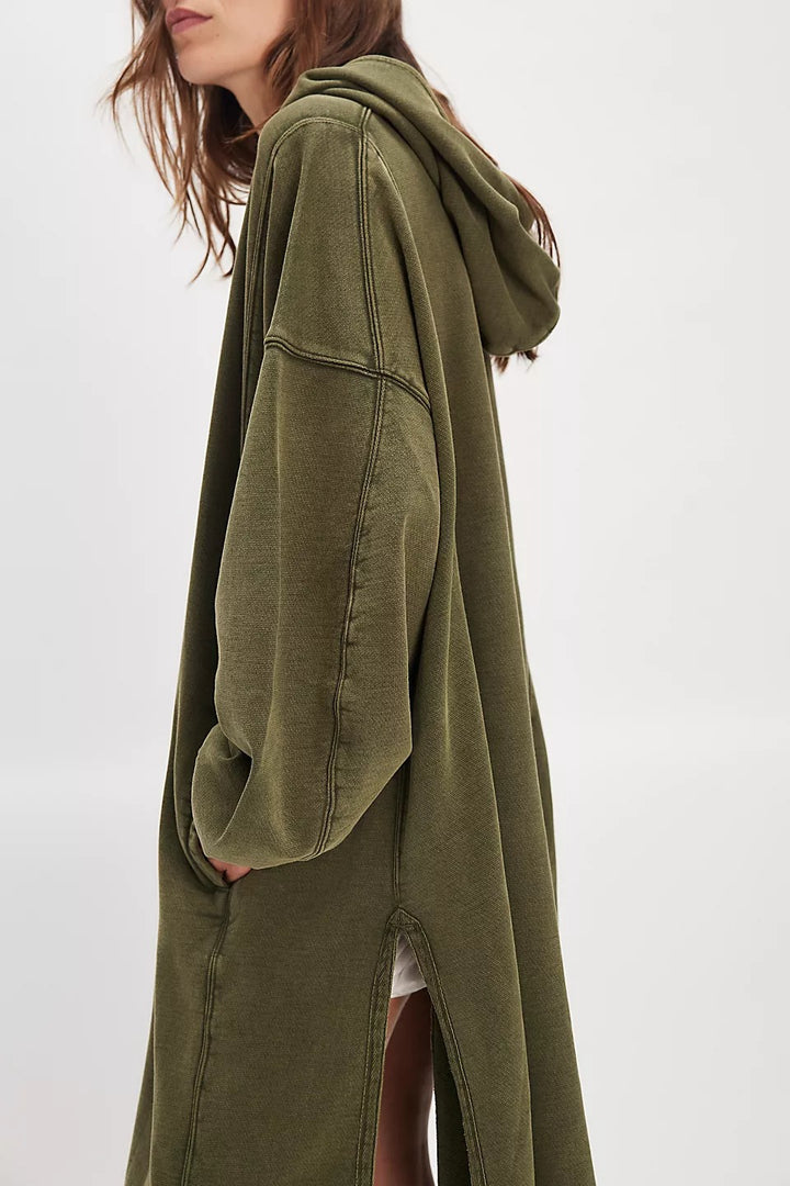 Free People We The Free Maxi Hoodie Sweatshirt Dress