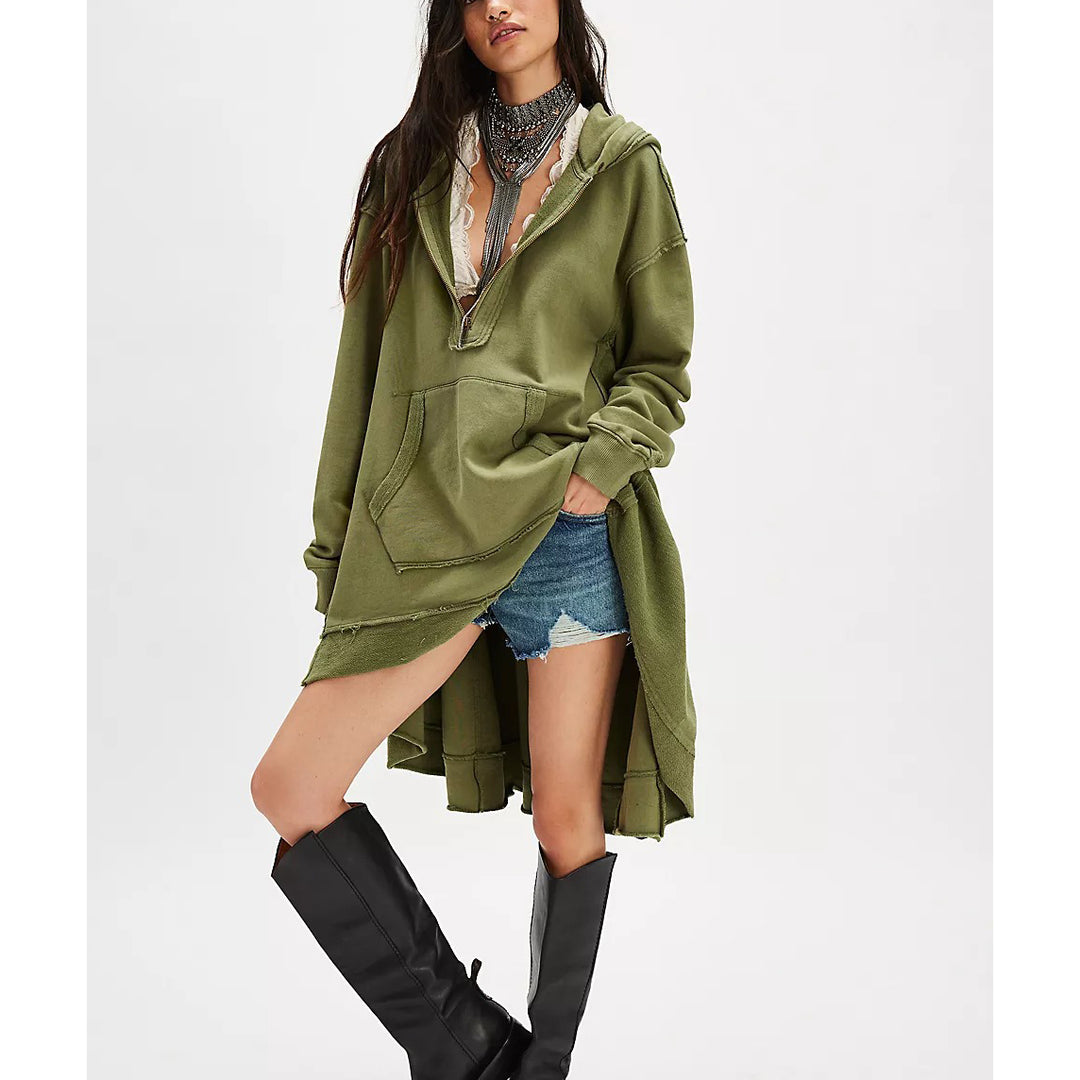 Free People North Sweatshirt Hoodie Tunic Top