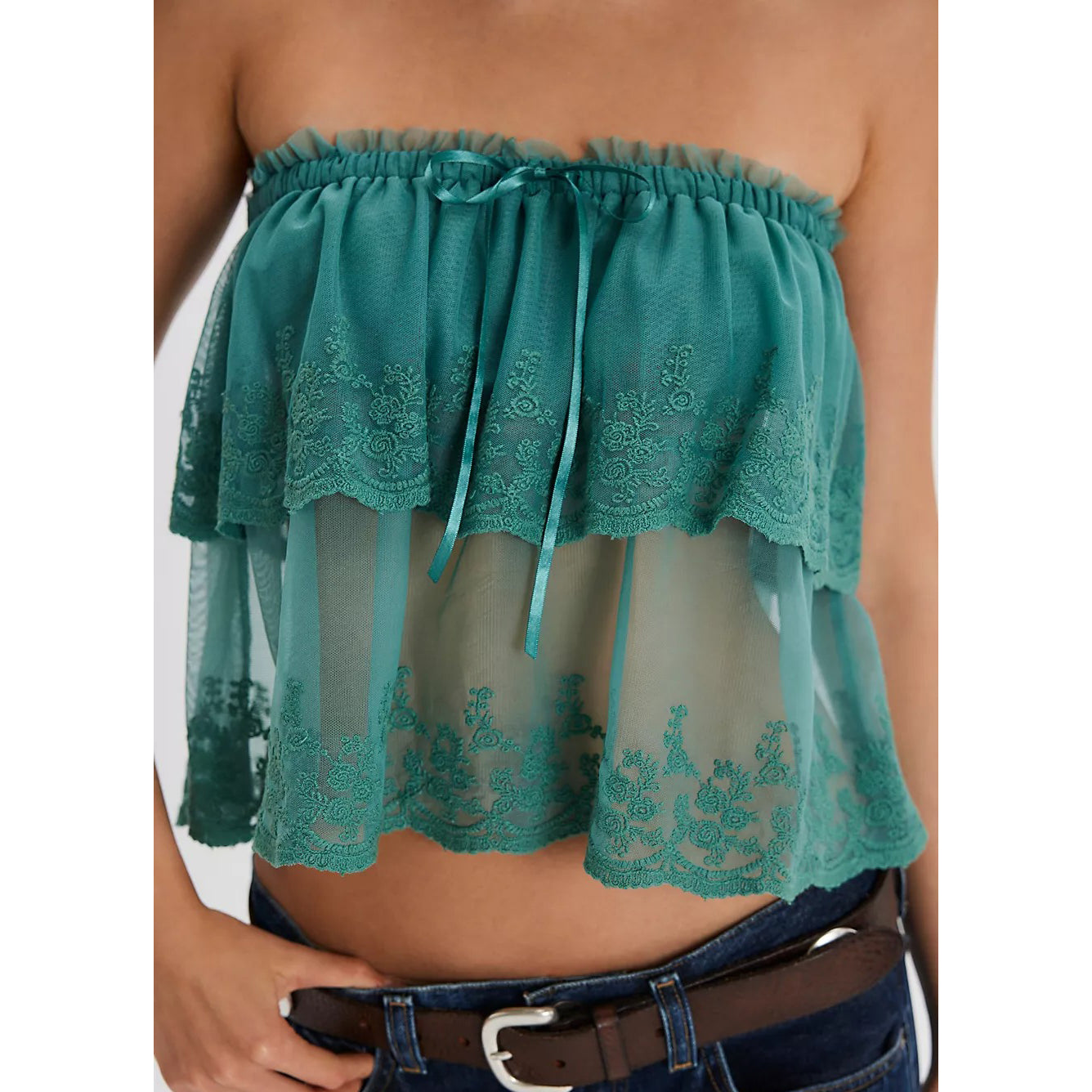 Free People Love You So Lace Tube Top – White Chocolate Couture