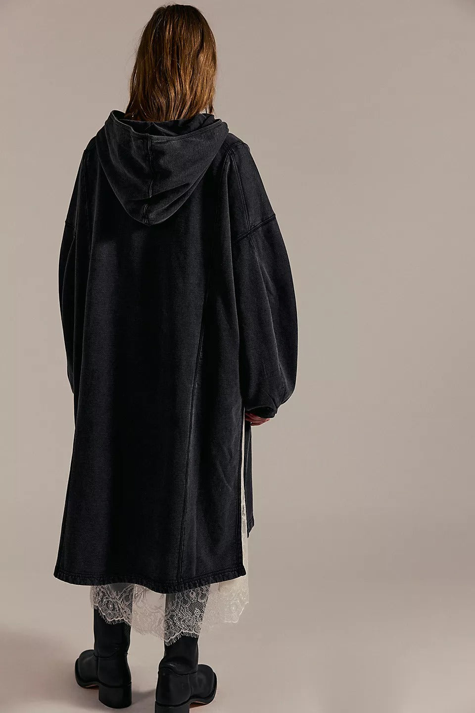 Free People We The Free Maxi Hoodie Sweatshirt Dress