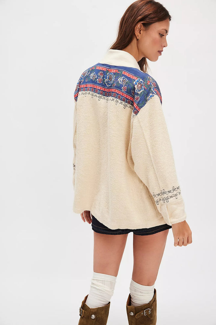 Free People Tony Long Sleeve Cardi Top