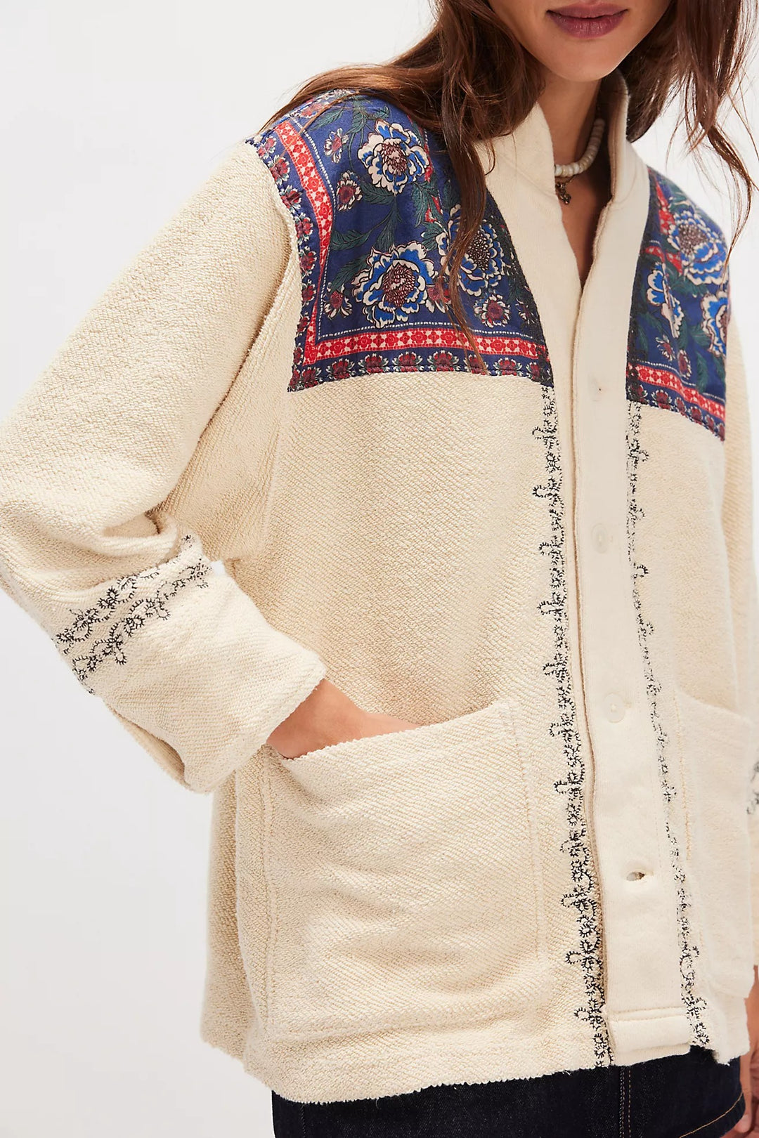 Free People Tony Long Sleeve Cardi Top