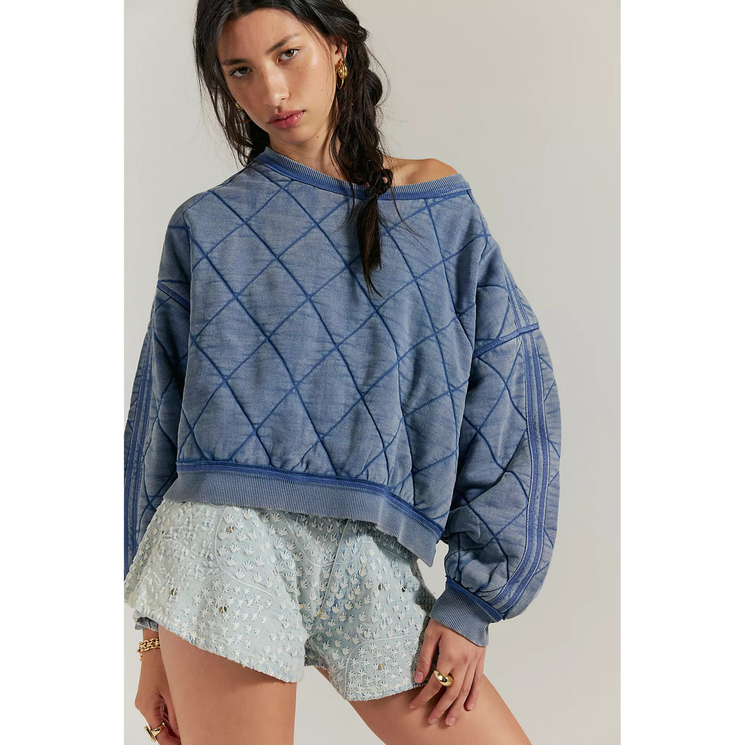 Free People We The Free Mirage Pullover Sweatshirt Top
