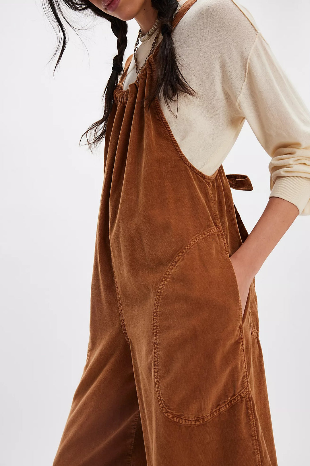 Free People We The Free Freebird Cord Jumpsuit