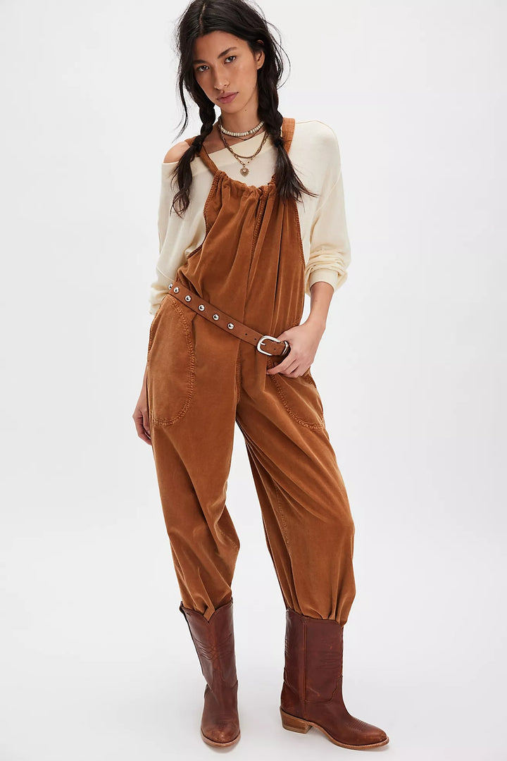 Free People We The Free Freebird Cord Jumpsuit
