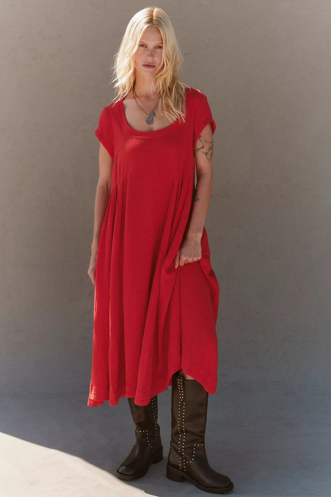 Free People Free Est Blaine Midi Dress