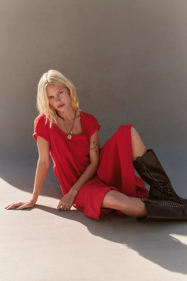 Free People Free Est Blaine Midi Dress