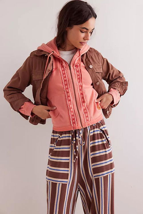 Free People We The Free Mermaid Hoodie Jacket Top