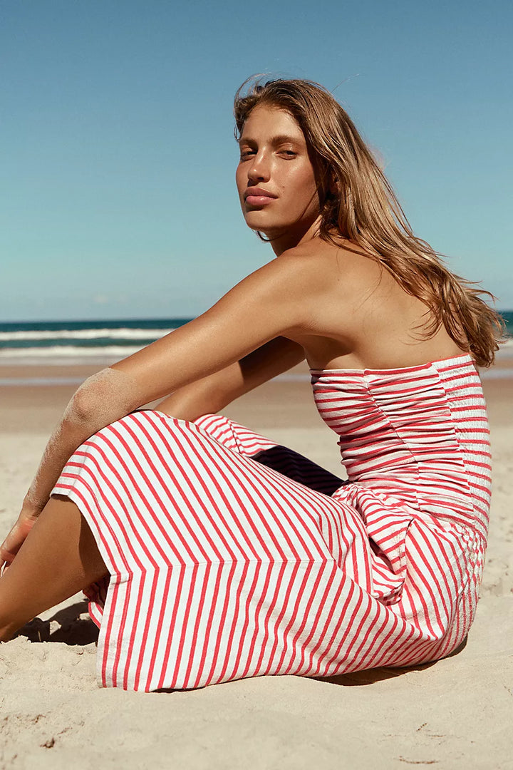 Free People Free Est Daley One-Piece Strip Tube Jumpsuit Dress