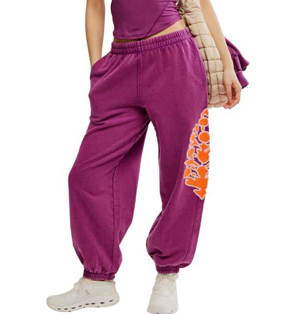 Free People FP Movement All Star Embroidered Trouser Pants