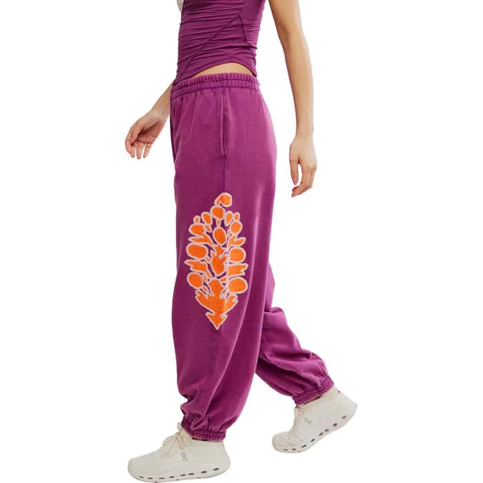 Free People FP Movement All Star Embroidered Trouser Pants