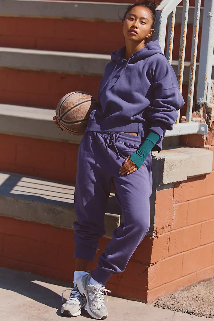 Free People FP Movement Undefeated Hoodie Top & Pants Set