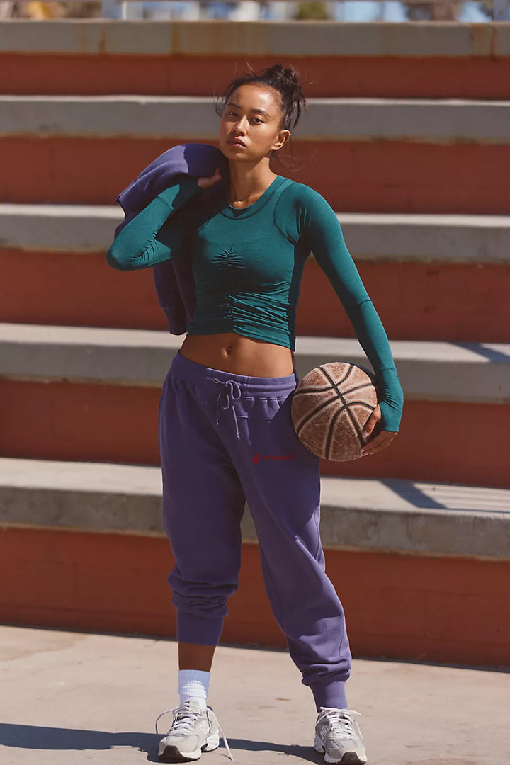 Free People FP Movement Undefeated Hoodie Top & Pants Set