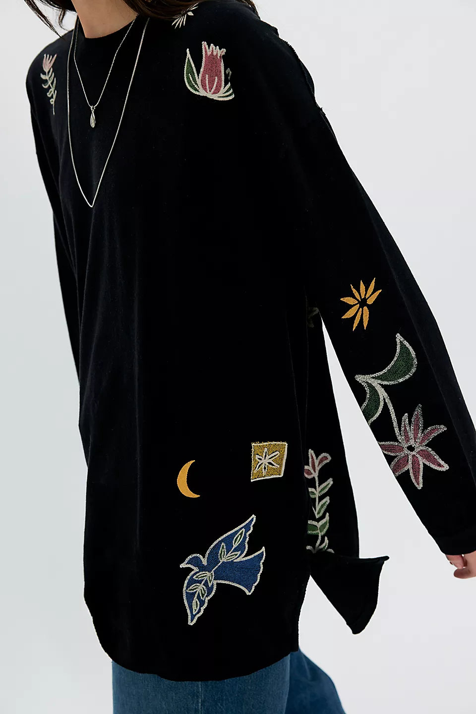 Free People We The Free Never Leaf Me Tee Tunic Top