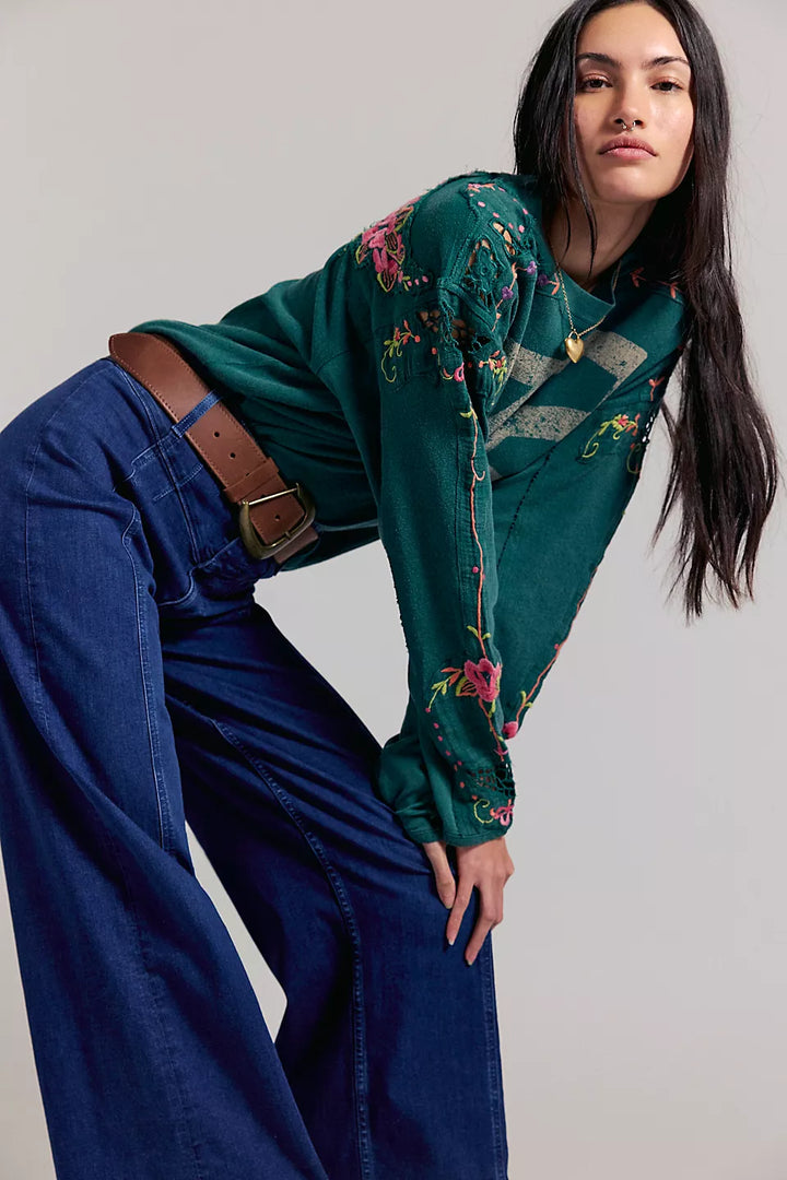 Free People We The Free Lilith Tee Tunic Top