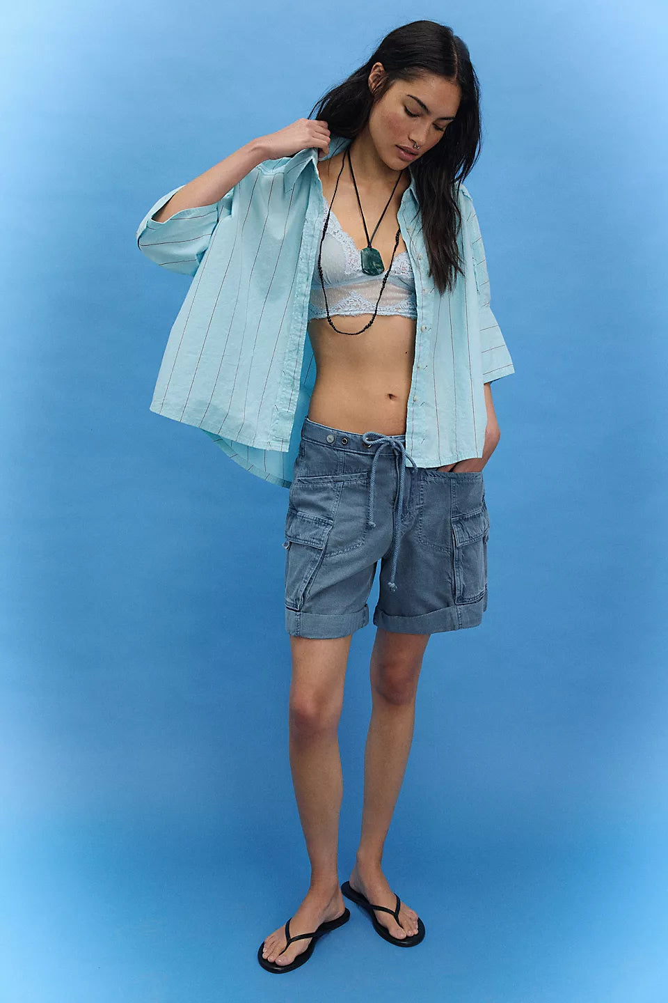 Free People Frankie Washed Shorts