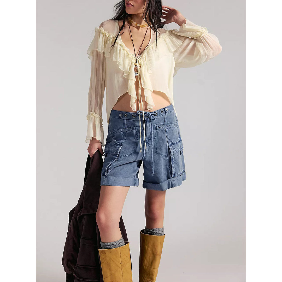 Free People Frankie Washed Shorts