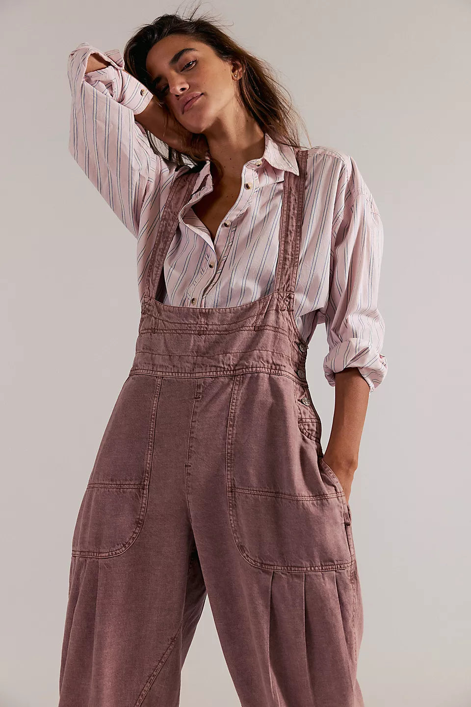 Free People We The Free Felix Tapered Overalls Jumpsuit