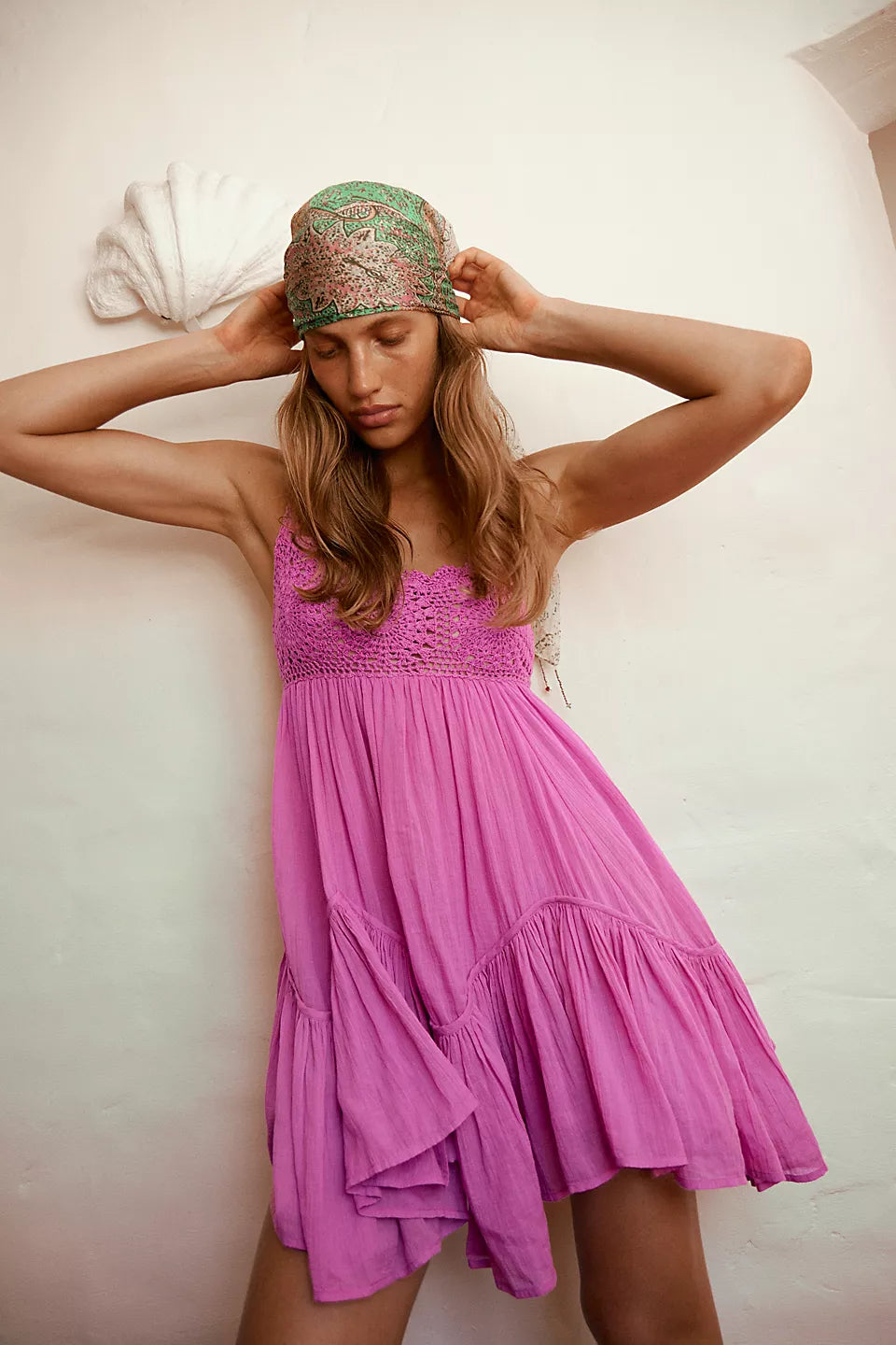 Free People Free-Est Sandoll Cotton Mini Dress