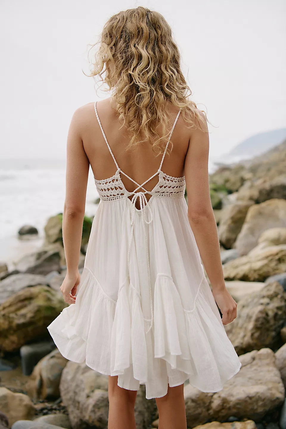 Free People Free-Est Sandoll Cotton Mini Dress