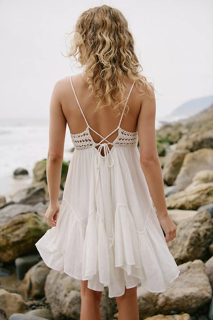 Free People Free-Est Sandoll Cotton Mini Dress