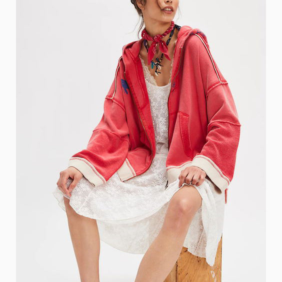 Free People We the Free Seashell Cardi Cropped Jacket Top