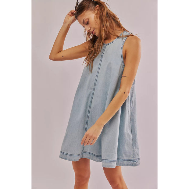 Free People Susie Denim Mini Dress