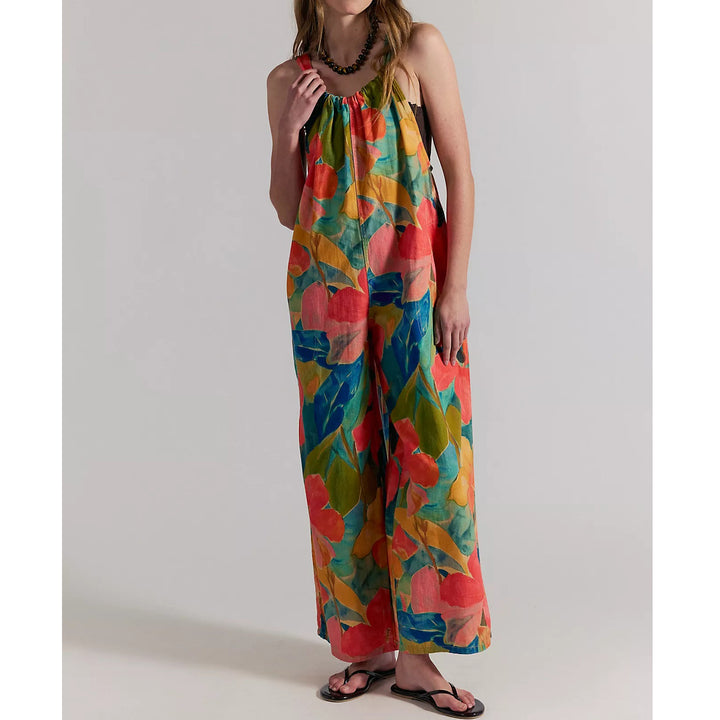 Free People We The Free Freebird Printed Jumpsuit Dress