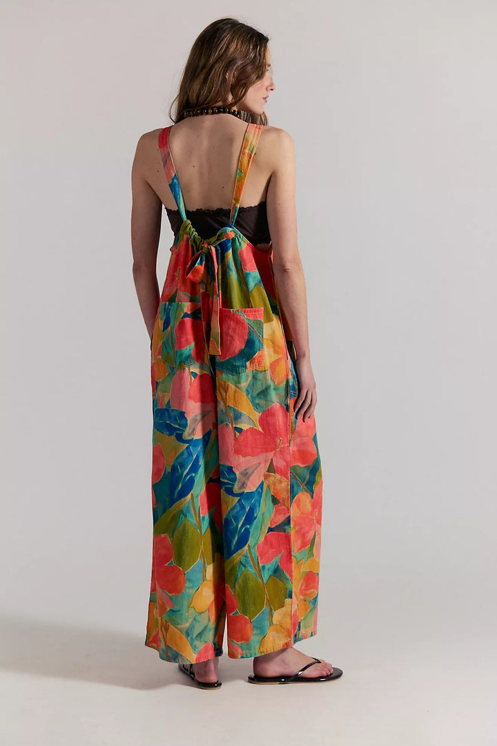Free People We The Free Freebird Printed Jumpsuit Dress