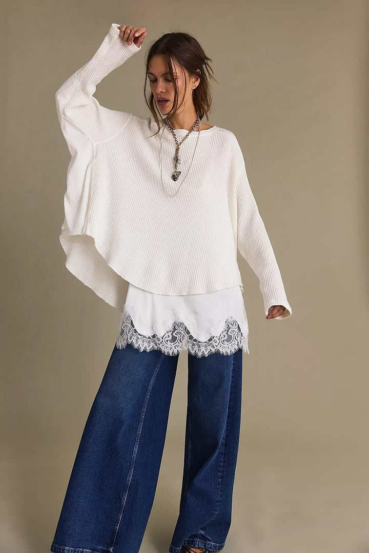 Free People FP One Blake Thermal Tunic Top