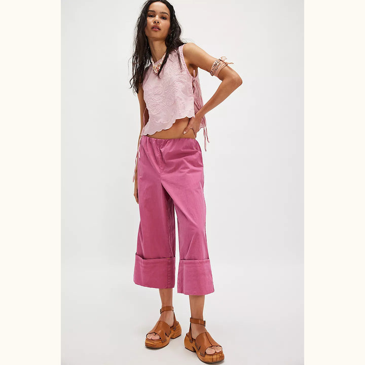 Free People Faded Gardens Tank Cropped Top