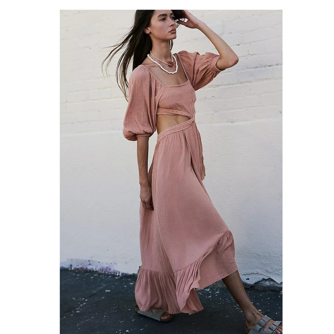 Free People Free-est Cross My Heart Maxi Dress