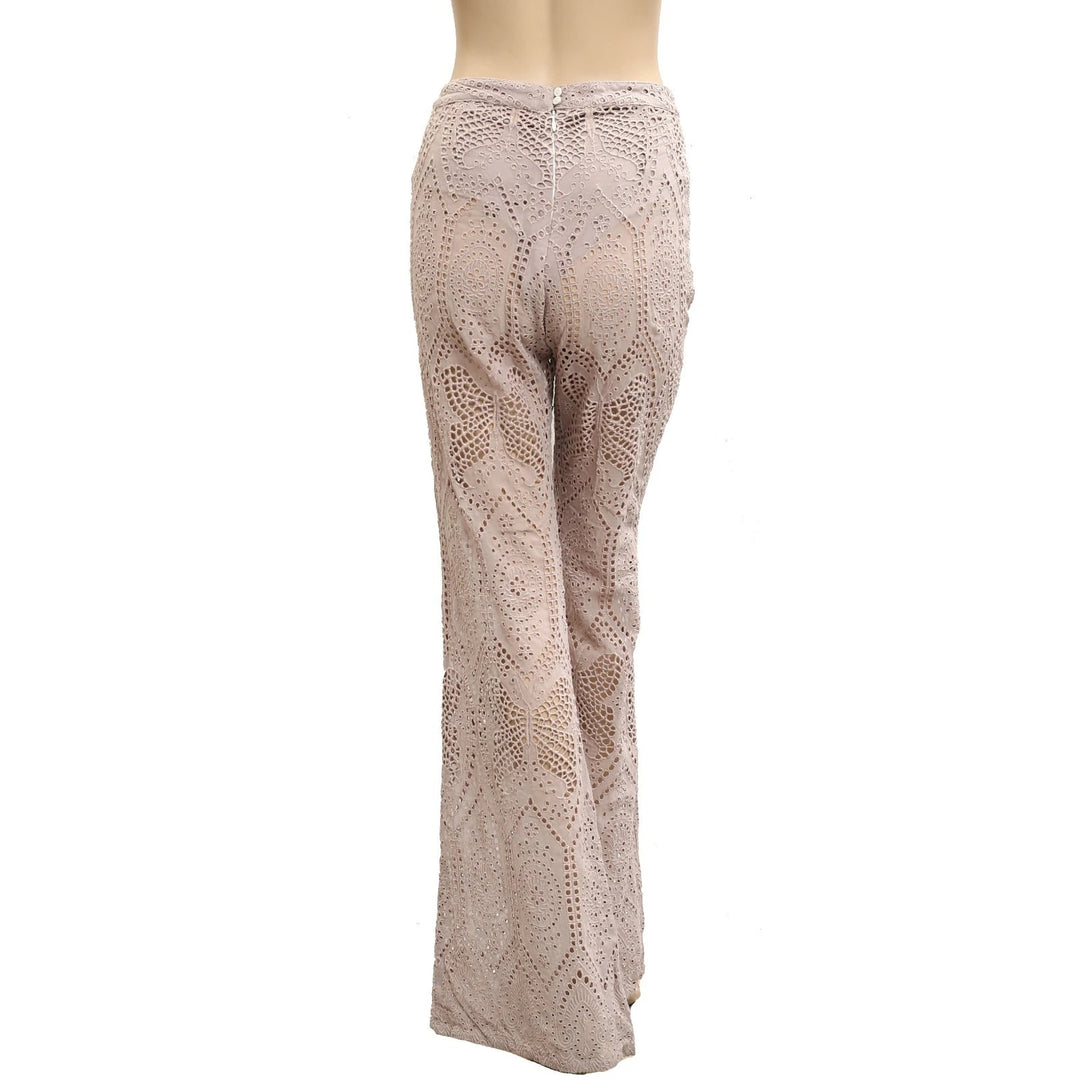 Odd Molly Anthropologie Eyelet Embroidered Pants