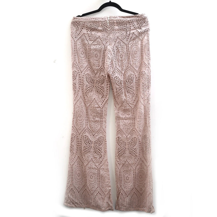 Odd Molly Anthropologie Eyelet Embroidered Pants