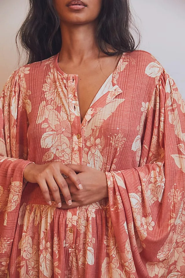Free People Intimately Tropical Staycation Romper