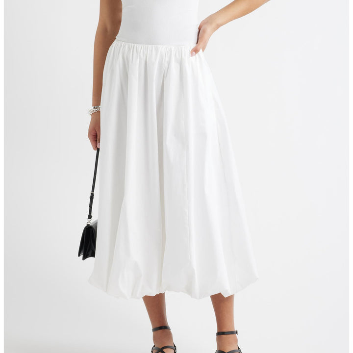 Free People Free-Est Textured Bubble Midi Skirt