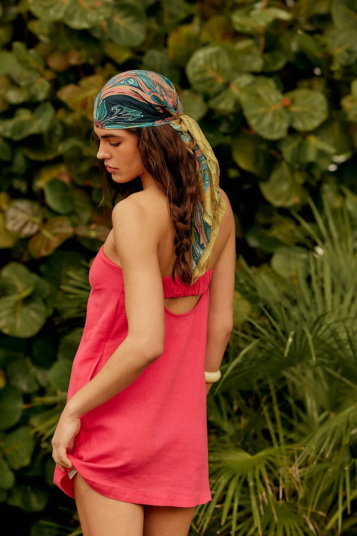 Free People Free-Est Essentially The Best Cotton-Linen Mini Tube Dress