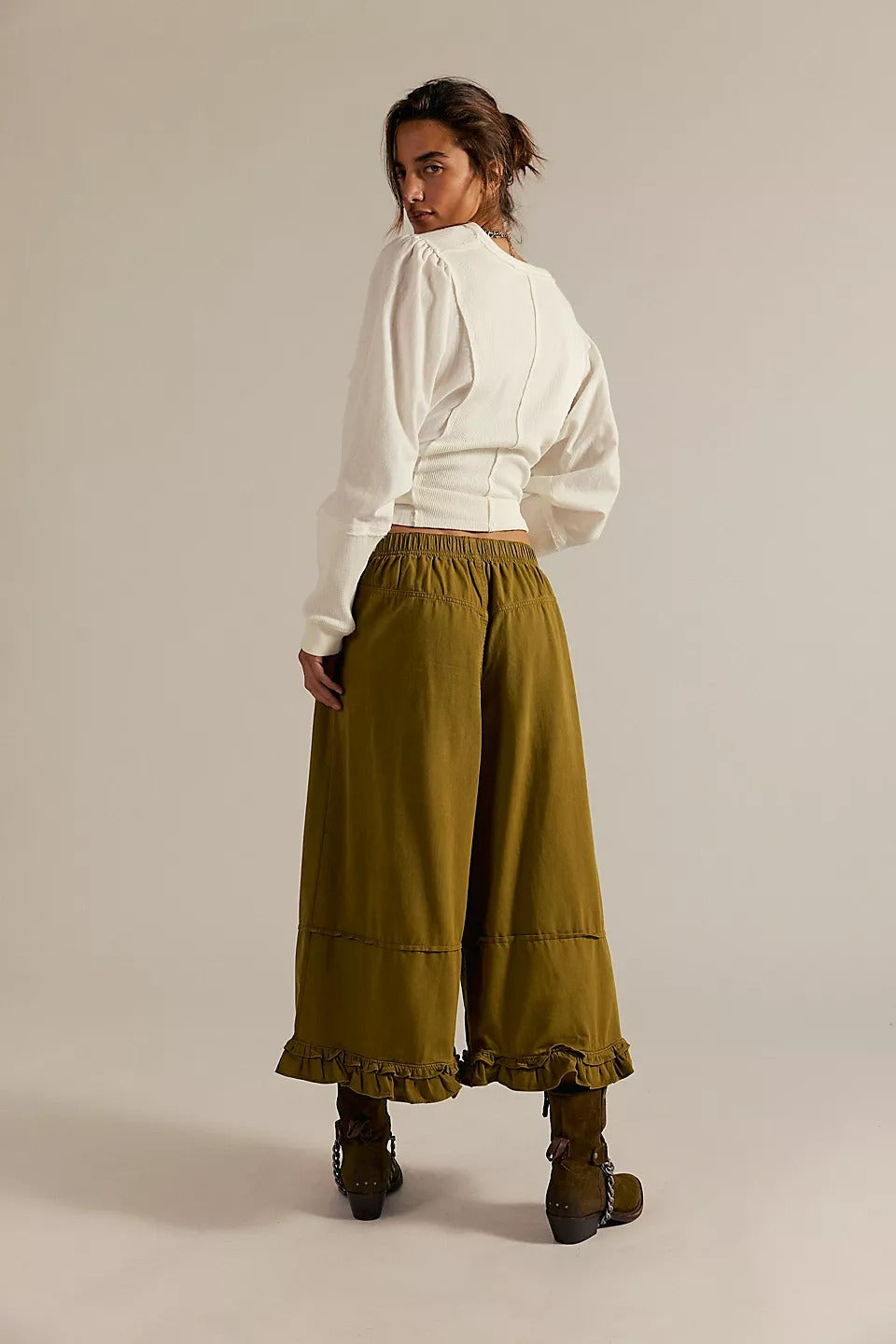 Free People We The Free Love Me Not Bloomer Jeans Pants