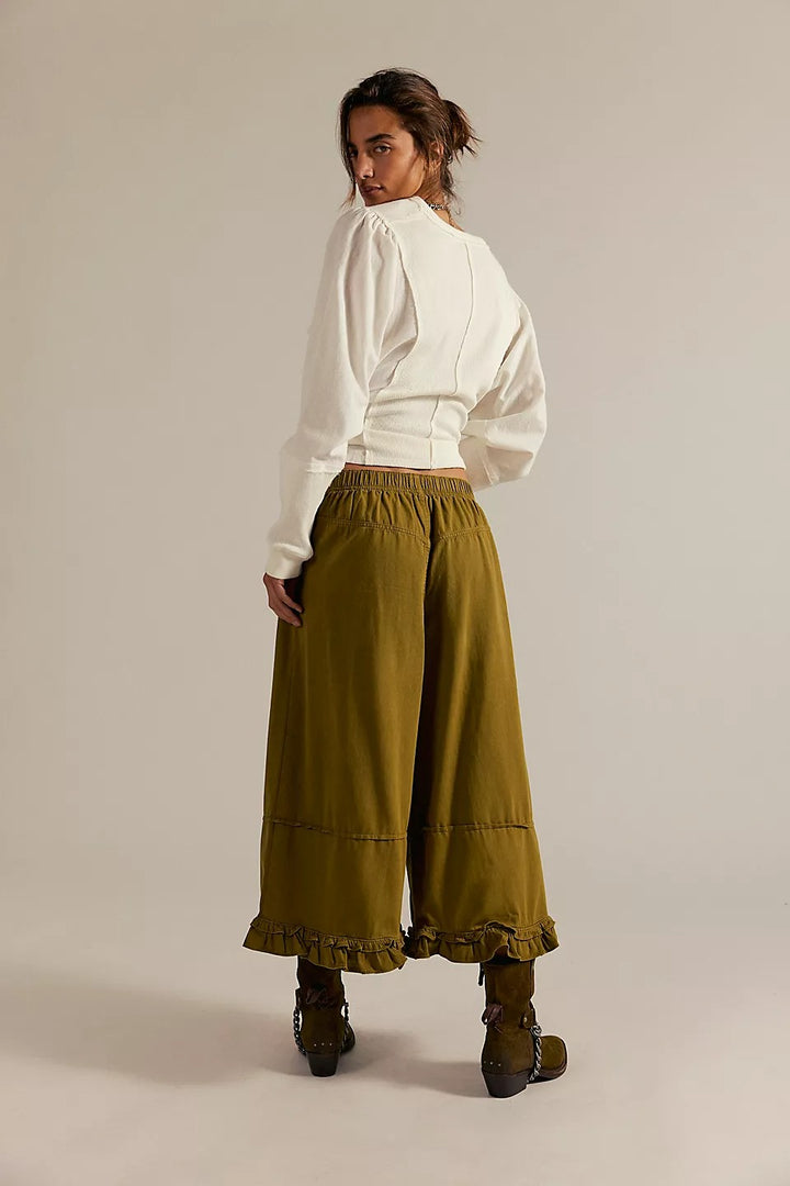 Free People We The Free Love Me Not Bloomer Jeans Pants