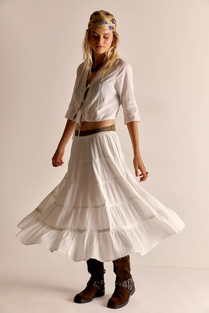 Free People Bright Side Maxi Skirt