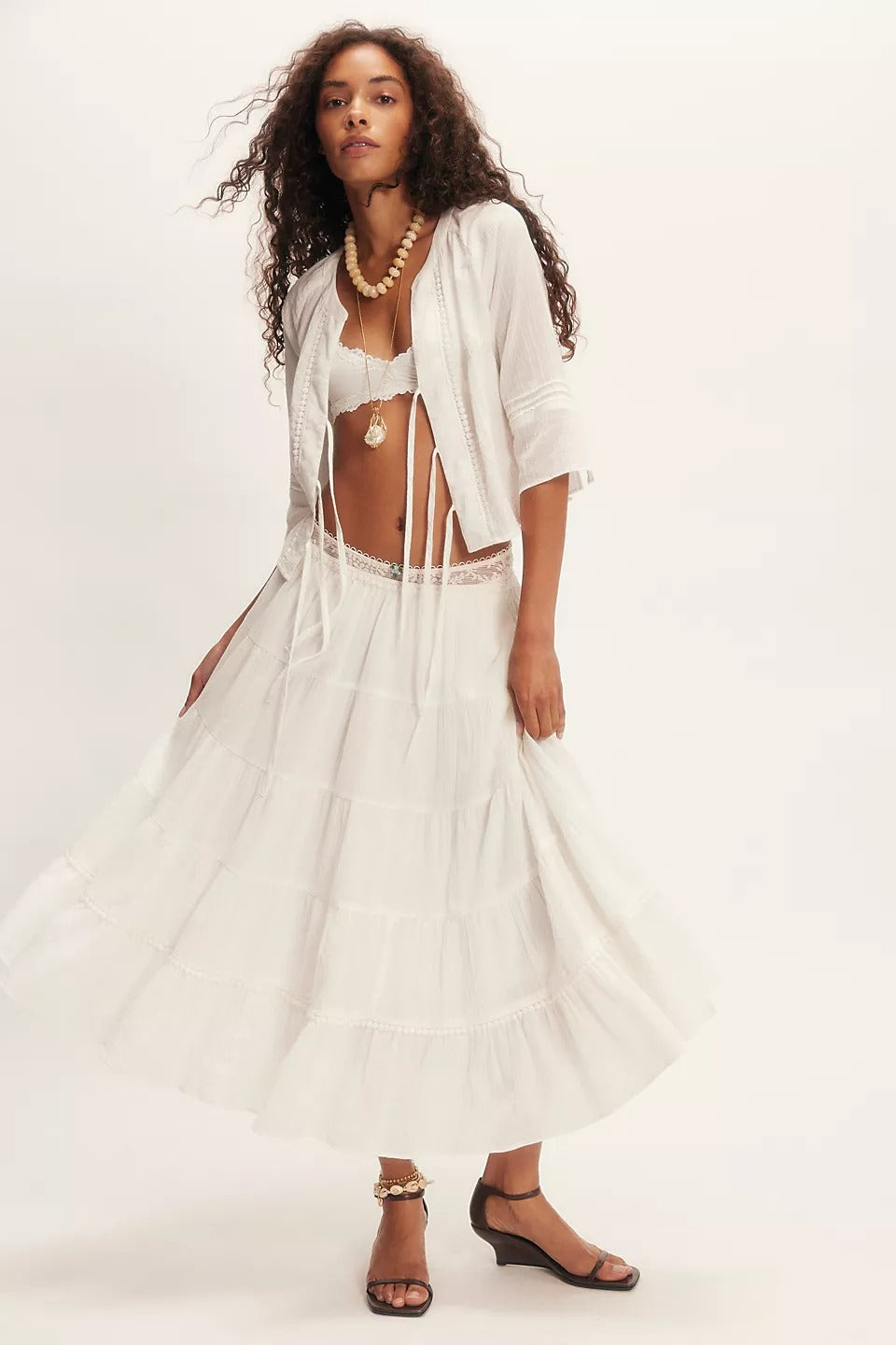 Free People Bright Side Maxi Skirt