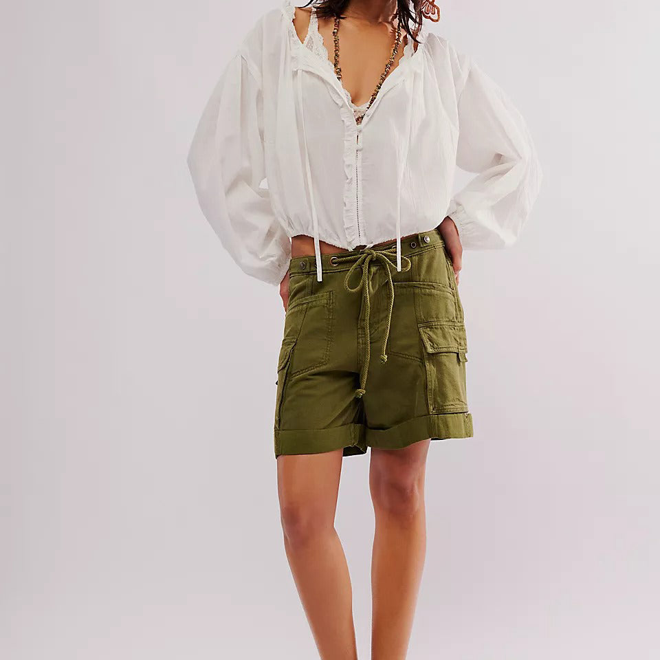 Free People Frankie Washed Shorts