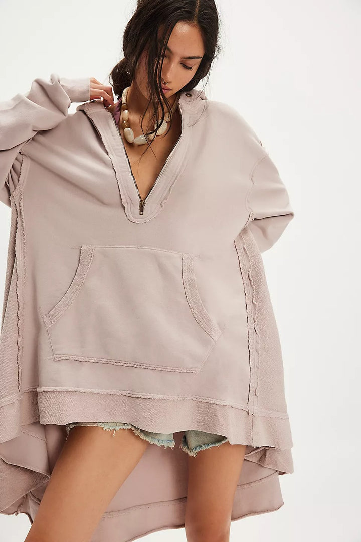 Free People North Sweatshirt Hoodie Tunic Top